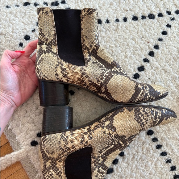 Isabel Marant Danae boots in snake print - Picture 4 of 7